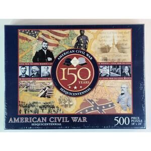 American Civil War 150 Years Sesquicentennial 500 Piece Jigsaw Puzzle 18"x24"